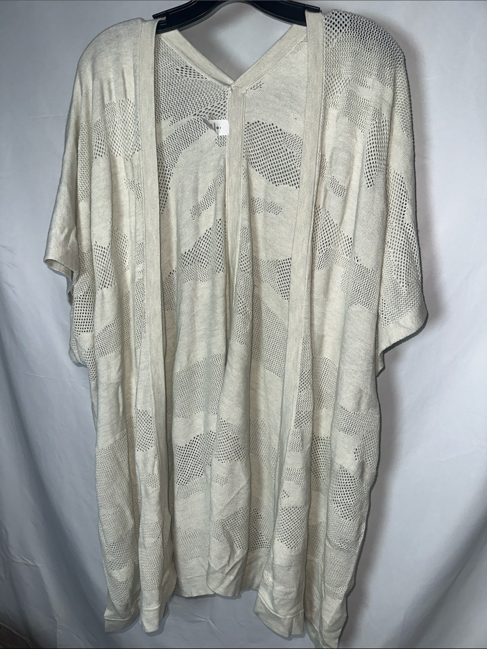 lululemon athletica Open-Knit Cream Sweater Cardigan